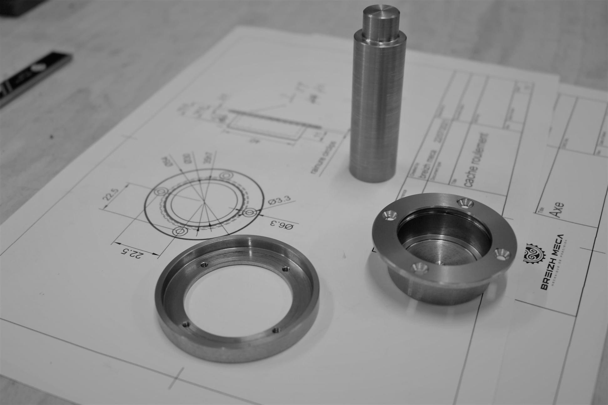 Prototypage - Usinage de prototype pour pièce de précision - Breizh Meca